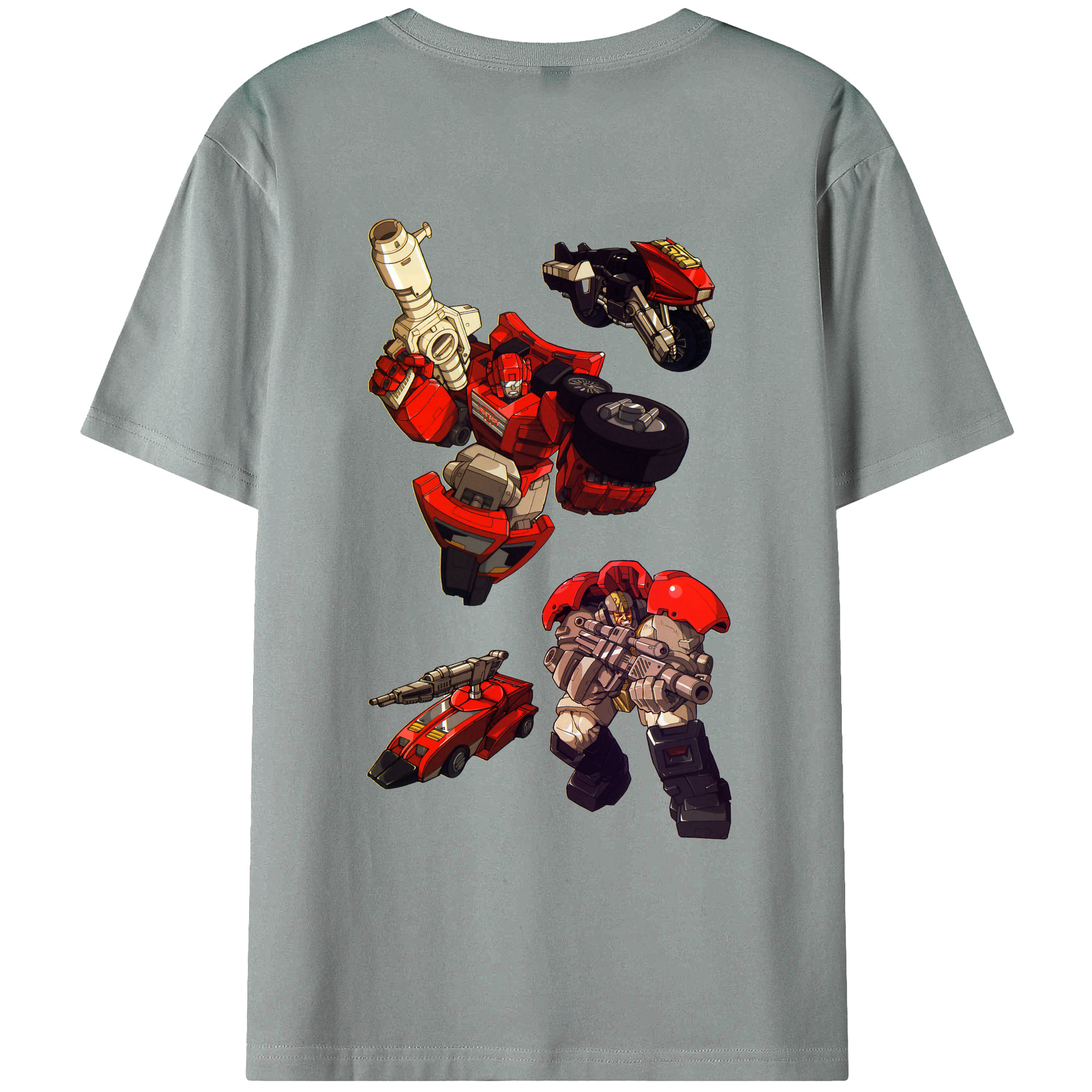 （画像用）  綿100％ メンズ半袖Tシャツ（バックプリント） 通気性